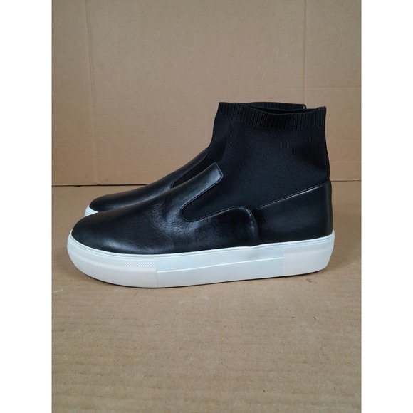 Zara Composite Knit / Leather Chelsea Boot Sneaker Women Sz 8 - Picture 9 of 9